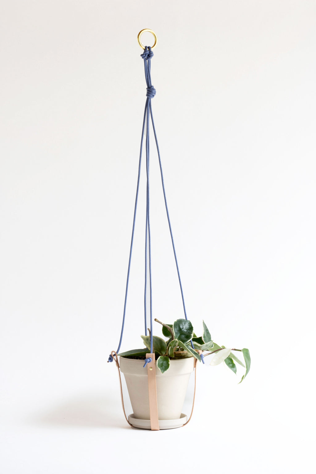 Bruna Andreoni Plant Hanger Blue Violet / Brass
