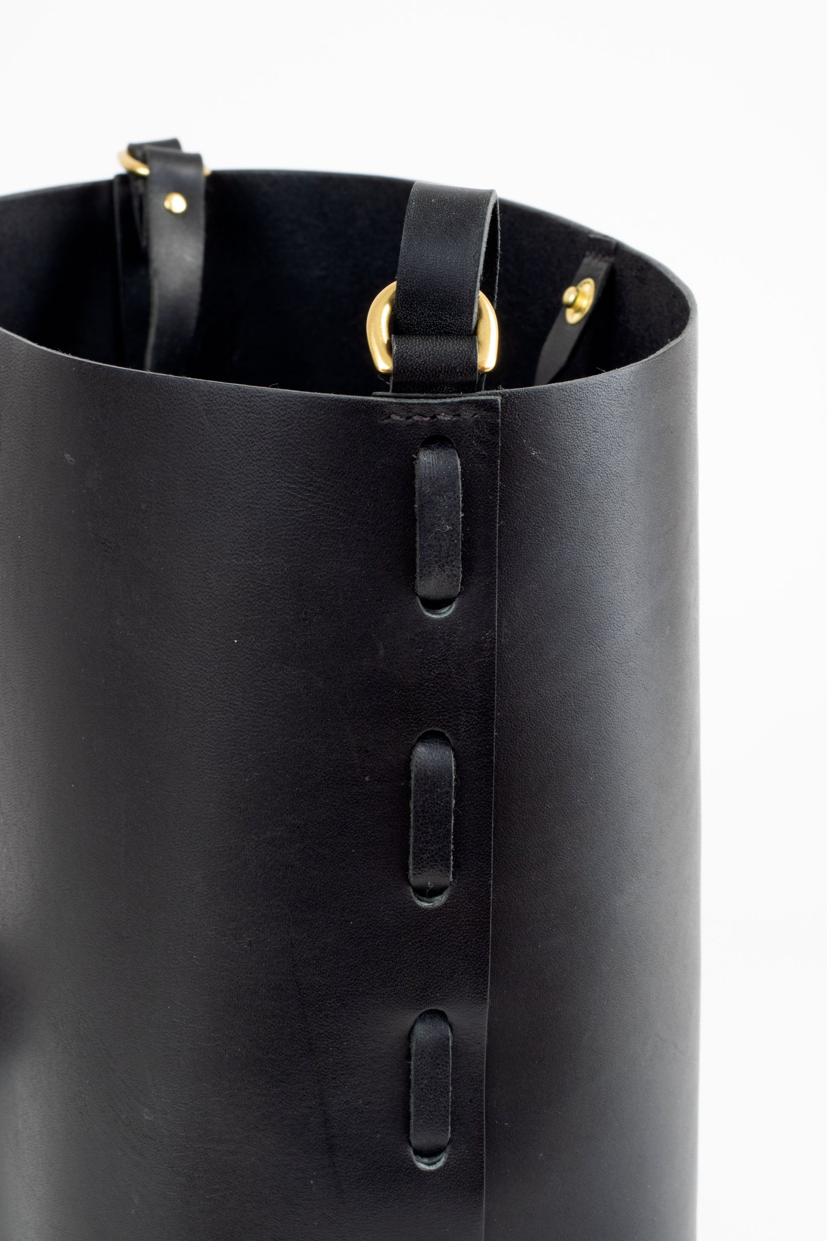 Bruna Andreoni Mini Crossbody Black / Brass