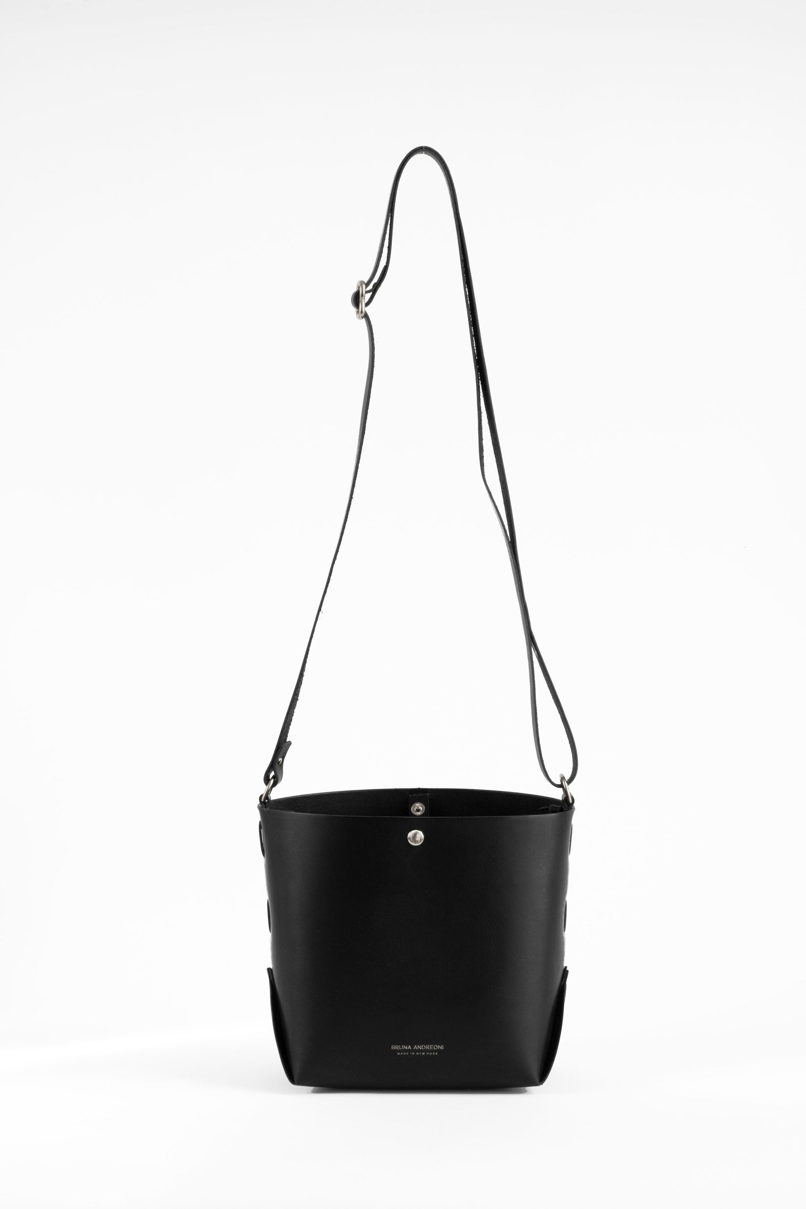 Bruna Andreoni Mini Crossbody Black / Silver