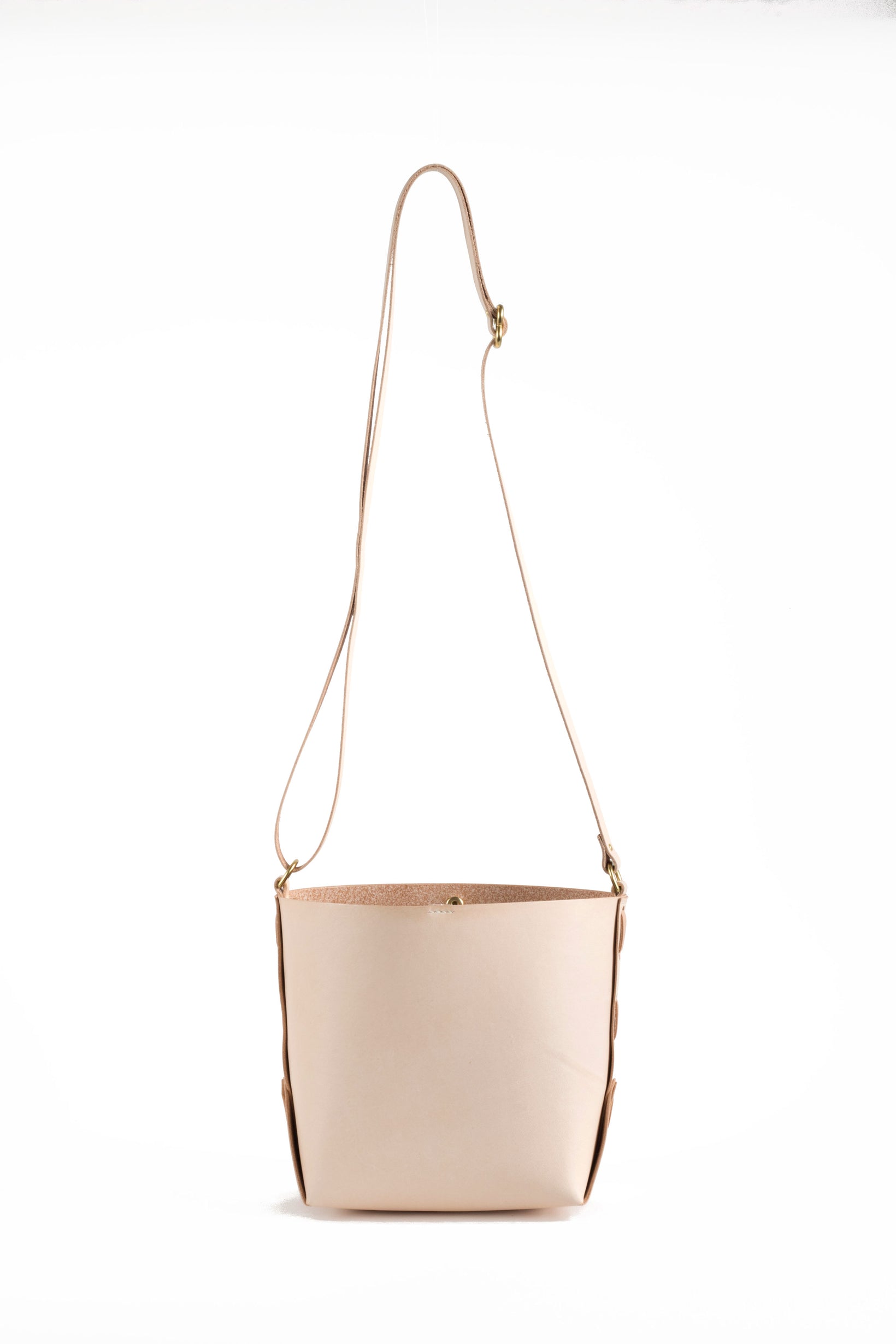 Bruna Andreoni Mini Crossbody Natural / Brass