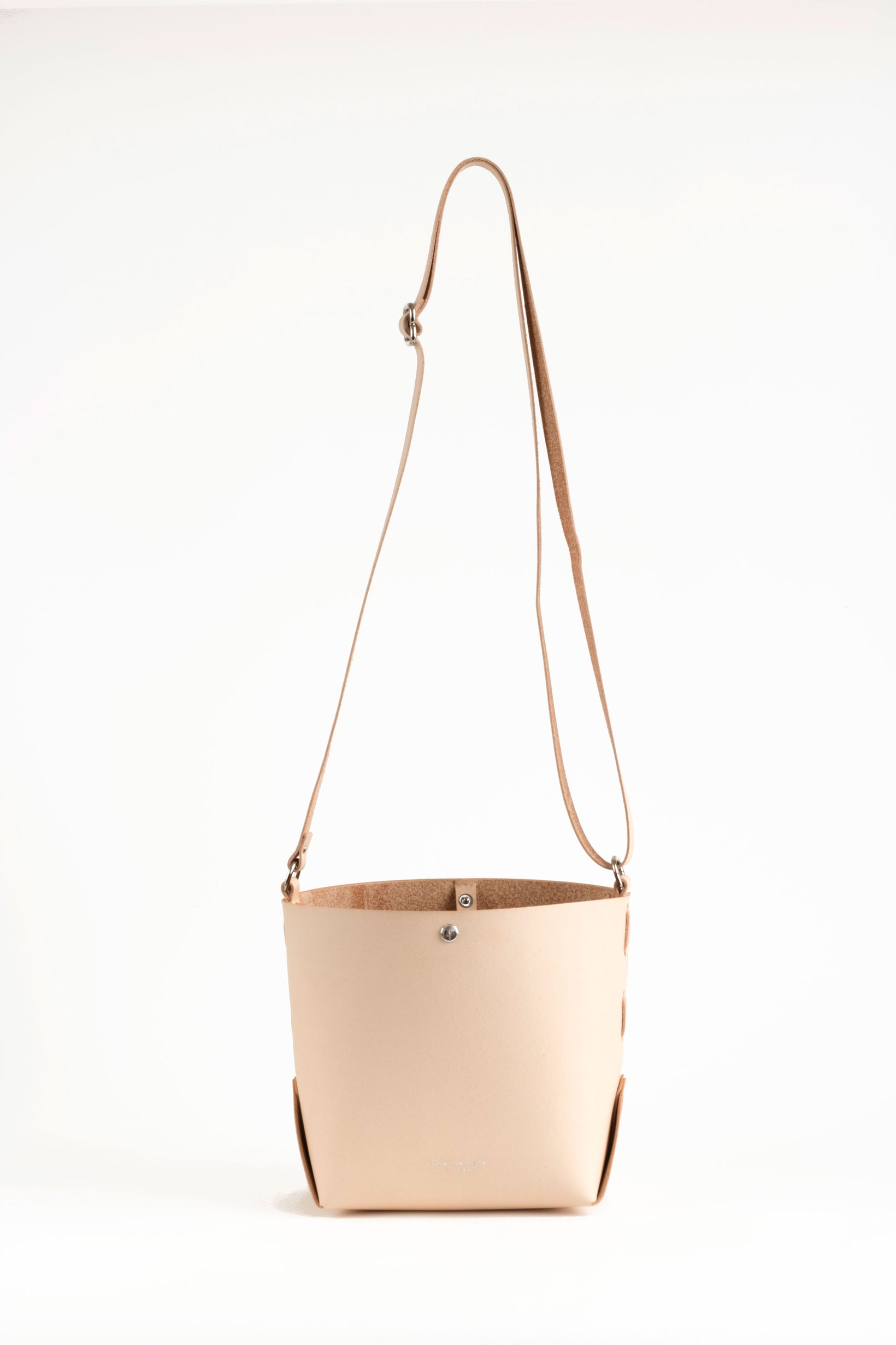 Bruna Andreoni Mini Crossbody Natural / Silver