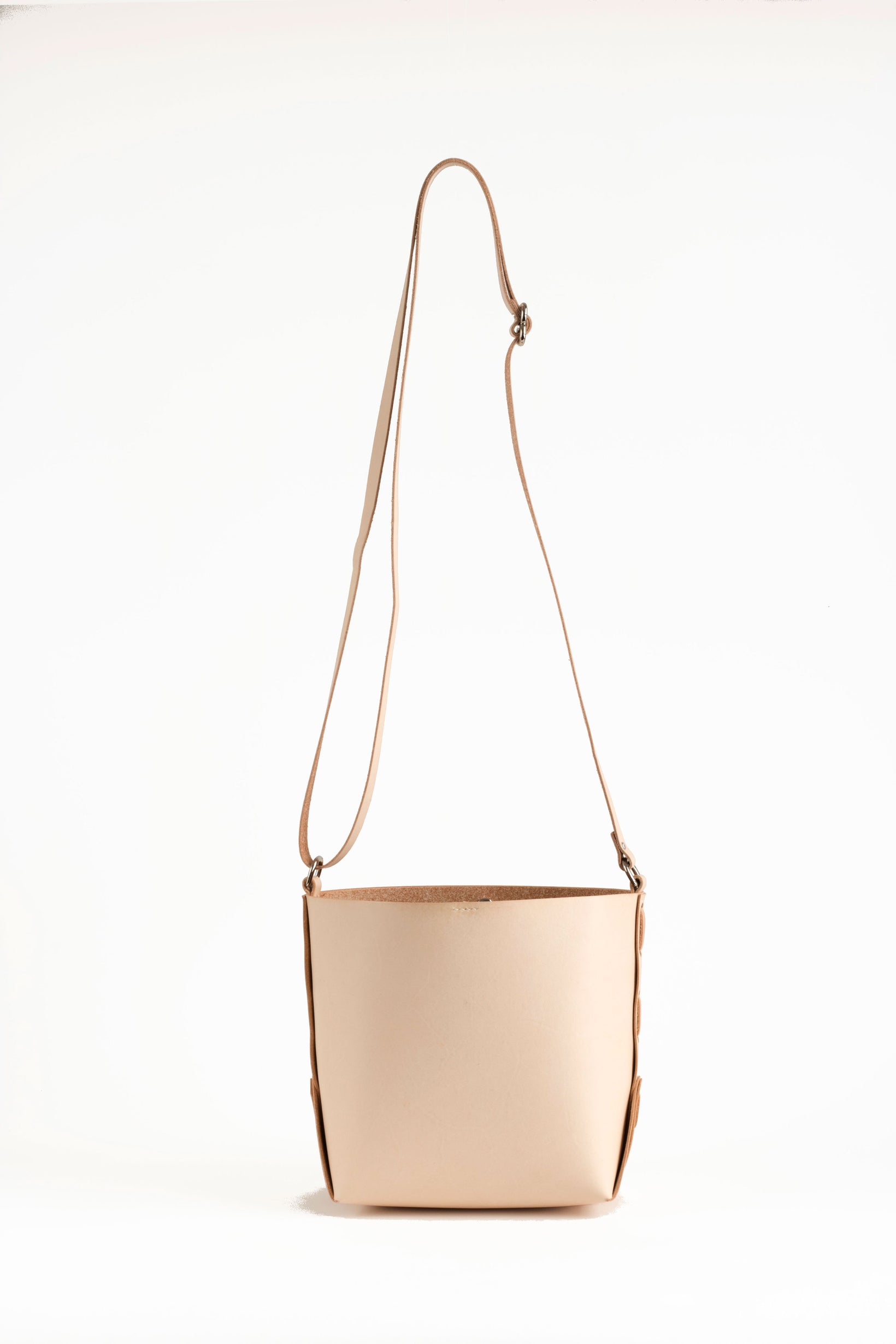 Bruna Andreoni Mini Crossbody Natural / Silver