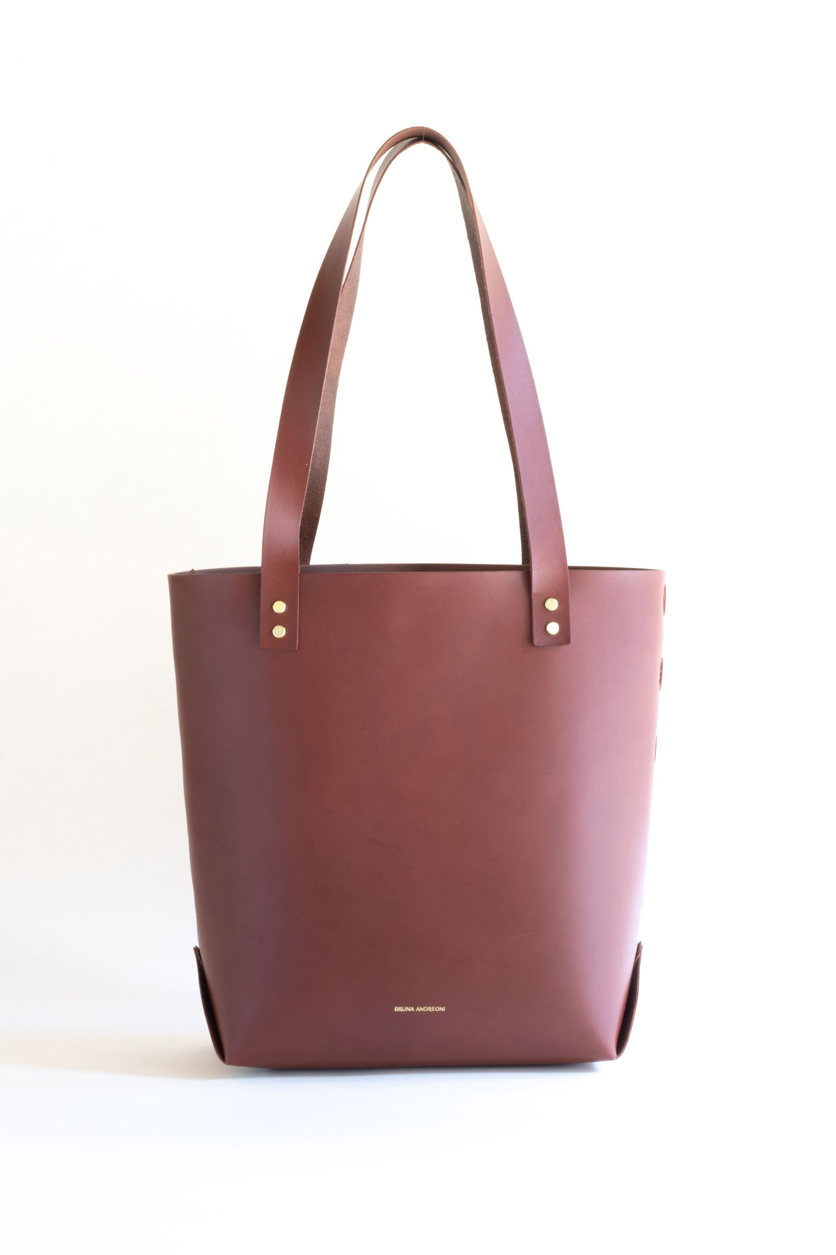 Bruna Andreoni Tote Chocolate / Brass